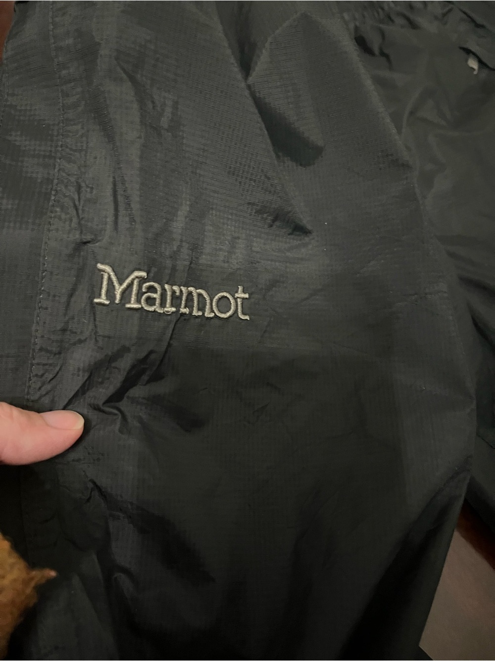 Marmot Men's PreCip Full-Zip Pants Black Outdoors Waterproof Fishing Hiking Sz M - Picture 10 of 16